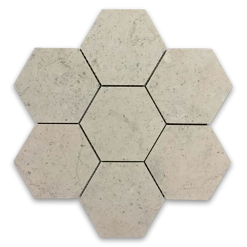 Picture of Elon Tile & Stone - Hexagon Mosaics 5 Ville Sur Mer Honed