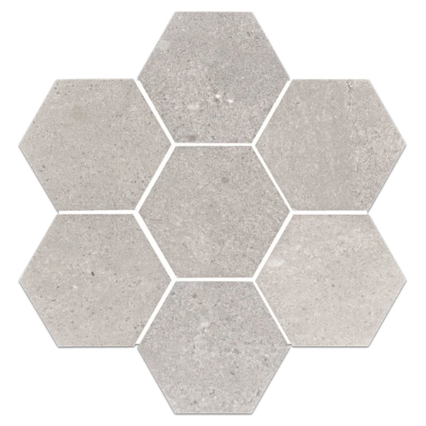 Picture of Elon Tile & Stone - Hexagon Mosaics 5 Sand Dollar Polished