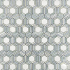 Picture of Elon Tile & Stone - Kaleidoscope Mosaics White Thassos Blue Celeste Ming Green Polished