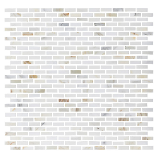 Picture of Elon Tile & Stone - Micro Brick Mosaics Calacatta Gold