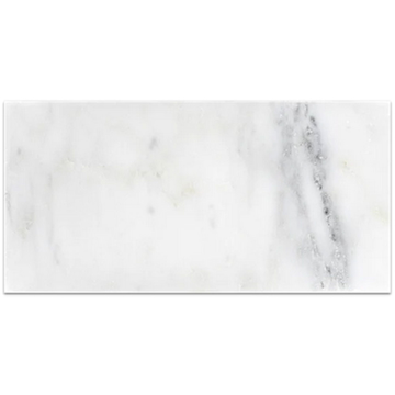 Picture of Elon Tile & Stone - Marble 4 x 8 Pearl White Honed