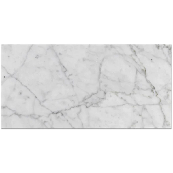 Picture of Elon Tile & Stone - Marble 6 x 12 Bianco Carrara Honed