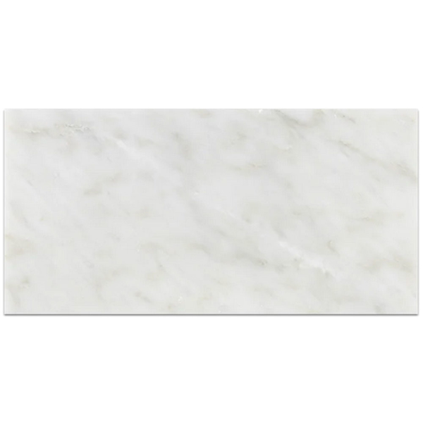 Picture of Elon Tile & Stone - Marble 6 x 12 Pearl White Honed