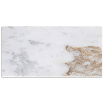 Picture of Elon Tile & Stone - Marble 3 x 6 Bianco Oro Honed