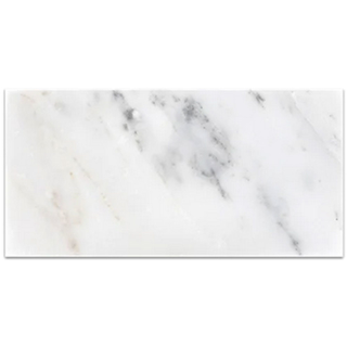 Picture of Elon Tile & Stone - Marble 3 x 6 Pearl White Honed