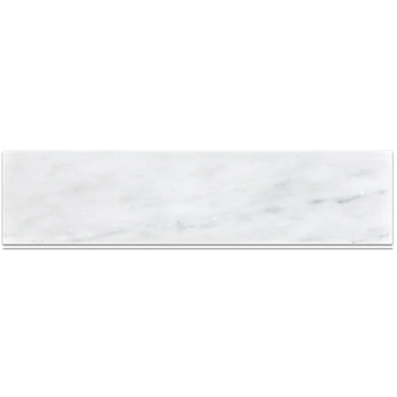 Picture of Elon Tile & Stone - Marble 3 x 12 Pearl White Honed