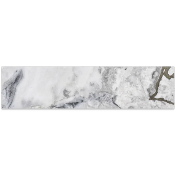 Picture of Elon Tile & Stone - Marble 3 x 12 Royal White Honed