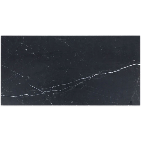 Picture of Elon Tile & Stone - Marble 12 x 24 Black Honed