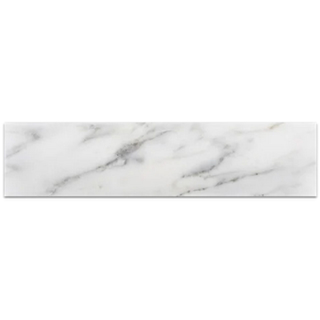 Picture of Elon Tile & Stone - Marble 2 x 8 Pearl White Honed