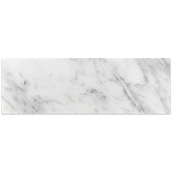 Picture of Elon Tile & Stone - Marble 6 x 18 Pearl White Honed