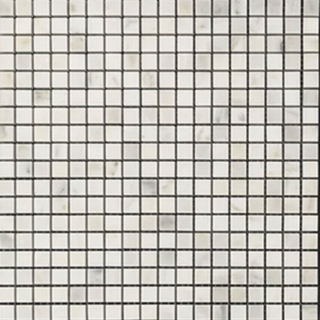 Picture of Elon Tile & Stone - 5/8 x 5/8 Square Mosaics Pearl White Honed