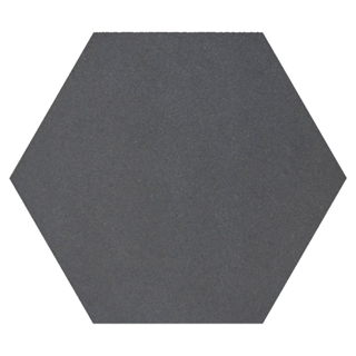 Picture of Elon Tile & Stone - Slate Hexagon Tile Grey Basalt Honed