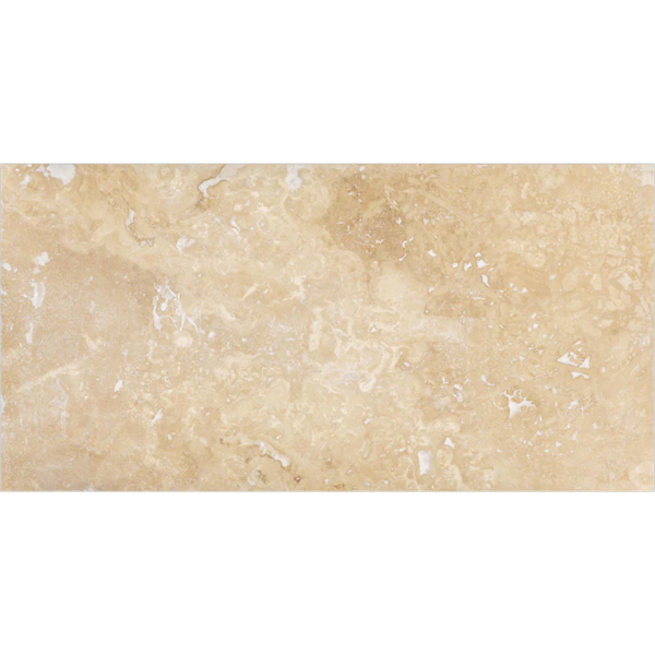 Picture of Elon Tile & Stone - Limestone 12 X 24 Cross-Cut Light Ivory Travertine Honed