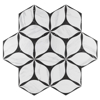 Picture of Elon Tile & Stone - Hexagon 8 Corola Black