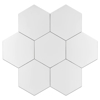 Picture of Elon Tile & Stone - Hexagon 8 Versalles White