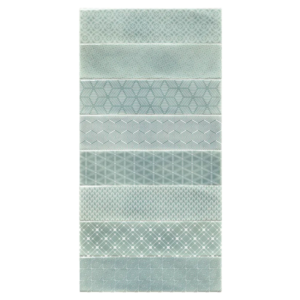 Picture of Elon Tile & Stone - Opal Assorted Decos Turquoise Assorted Decos