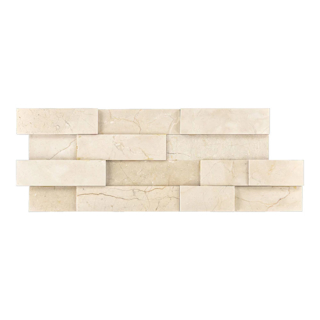 Picture of Elon Tile & Stone - Marble Ledgerstone Corner Crema Marfil