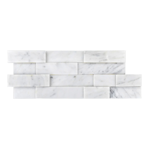 Picture of Elon Tile & Stone - Marble Ledgerstone Corner Bianco Carrara