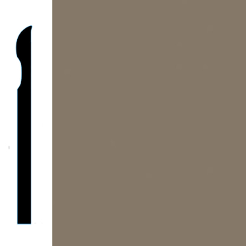 Picture of VPI Corp. - Low Dirt Retention Wallbase LDR2 4-inch Taupe
