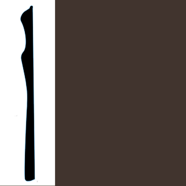 Picture of VPI Corp. - Low Dirt Retention Wallbase LDR3 4 1/2-inch Chocolate
