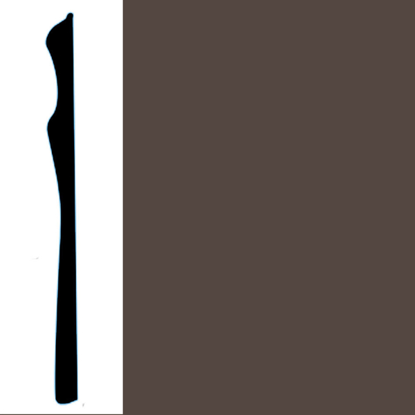 Picture of VPI Corp. - Low Dirt Retention Wallbase LDR3 4 1/2-inch Roasted Chestnut