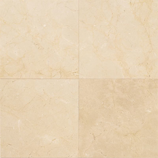 Picture of American Olean - Stone Source Marble and Onyx 12 x 24 Honed Crema Marfil Elegance