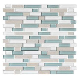 Picture of American Olean - Color Appeal Glass Blends Random Mosaic Pacific Coast