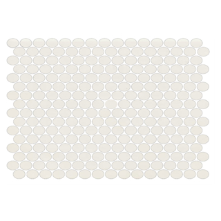 Picture of American Olean - Unglazed ColorBody Mosaic Penny Round Solids Ice White