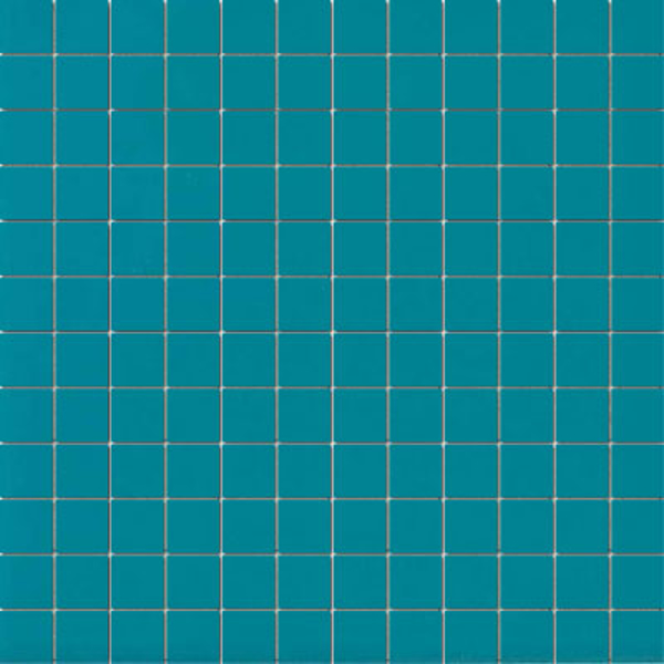 Picture of American Olean - Unglazed Porcelain Mosaics Clearface 1 x 1 Peacock Blue