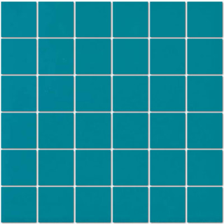 Picture of American Olean - Unglazed Porcelain Mosaics Clearface 2 x 2 Peacock Blue