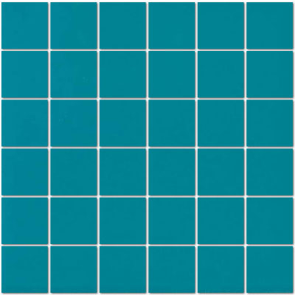 Picture of American Olean - Unglazed Porcelain Mosaics Clearface 2 x 2 Peacock Blue