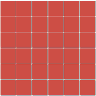 Picture of American Olean - Unglazed Porcelain Mosaics Clearface 2 x 2 Red