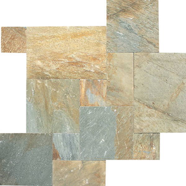 Picture of American Olean - Stone Source Slate Pattern Versailles Golden Sun Versailles