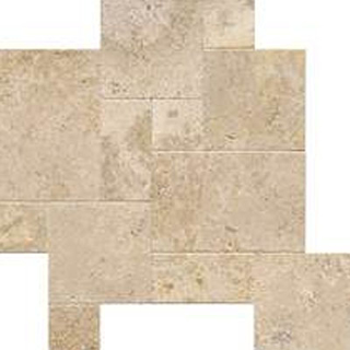 Picture of American Olean - Stone Source Travertine Builder Select Versailles Pattern Mendocino