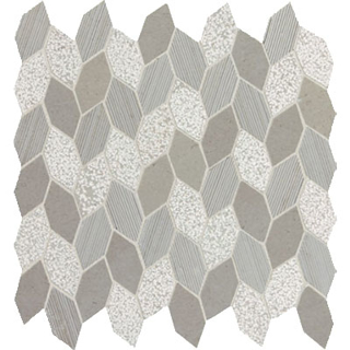 Picture of American Olean - Candora Linear Leaf Mosaic Demure Gray Leaf