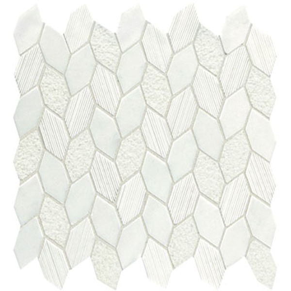 Picture of American Olean - Candora Linear Leaf Mosaic Vestal White Leaf