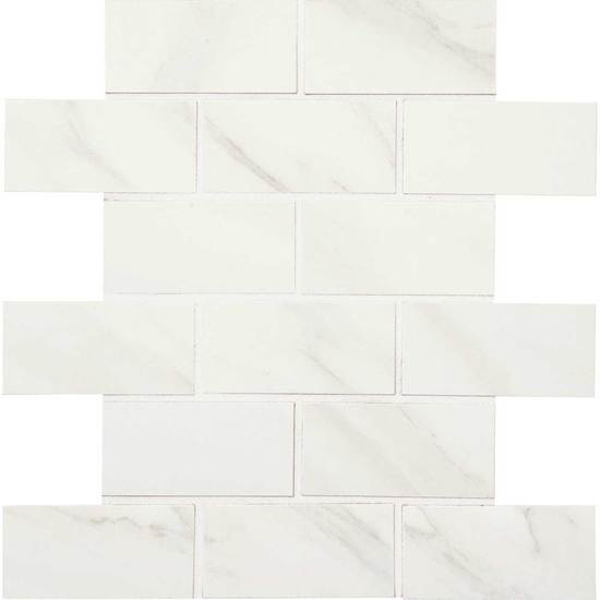 Picture of American Olean - Mirasol Brick Joint Mosaic Bianco Carrara