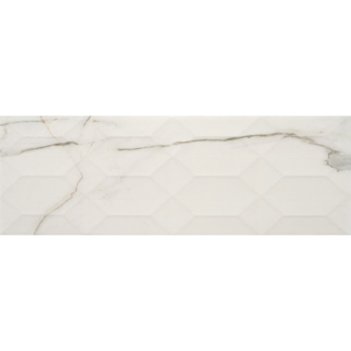 Picture of American Olean - Mythique Marble 8 x 24 Wave Calacatta Venecia