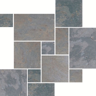 Picture of American Olean - Stone Source Slate Pattern Versailles Indian Multicolor Versailles