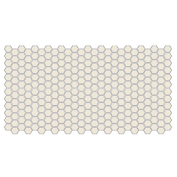 Picture of American Olean - Unglazed ColorBody Mosaic Hexagon 1 x 1 Almond