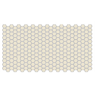 Picture of American Olean - Unglazed ColorBody Mosaic Hexagon 1 x 1 Biscuit