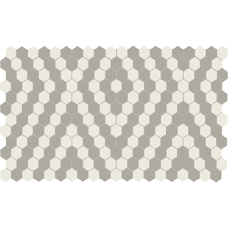 Picture of American Olean - Unglazed ColorBody Mosaic Hexagon Patterns Diamond Weave