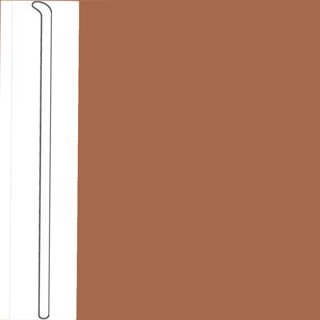 Picture of Tarkett - Traditional Wall Base Toeless .080 4 Inch Red Clay