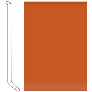 Picture of Tarkett - Traditional Wall Base with Toe .080 4 Inch Tangerine Tango