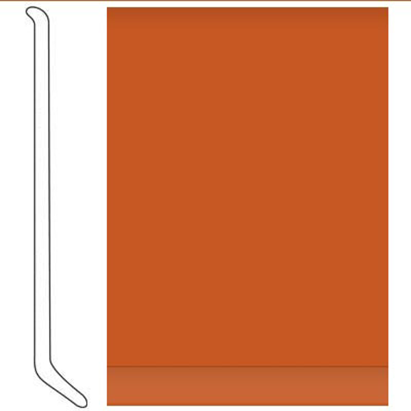 Picture of Tarkett - Traditional Wall Base with Toe .080 4 Inch Tangerine Tango