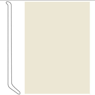Picture of Johnsonite - Baseworks ThermoSet 3 1/2 with Toe Wall Base Bone White