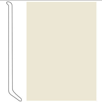 Picture of Johnsonite - Baseworks ThermoSet 3 1/2 with Toe Wall Base Bone White