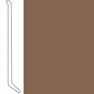 Picture of Johnsonite - Baseworks ThermoSet 3 1/2 with Toe Wall Base Rusty Nail