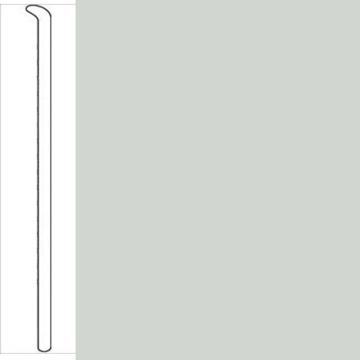 Picture of Johnsonite - Baseworks ThermoSet 3 Toeless Wall Base Vapor Grey