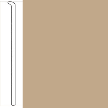 Picture of Johnsonite - Baseworks ThermoSet 3 Toeless Wall Base Wicker